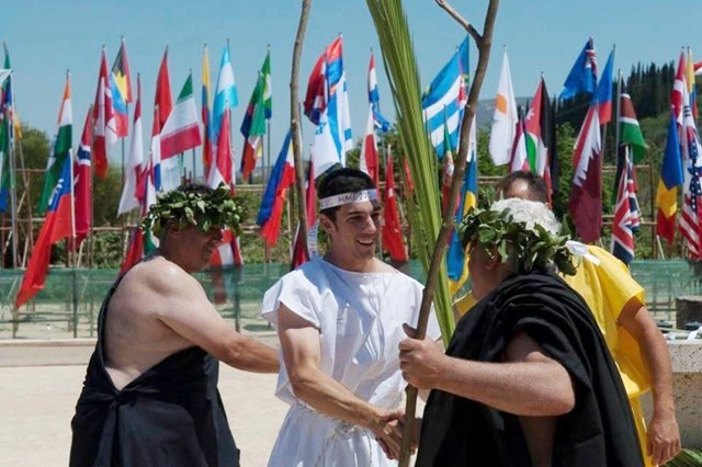 Ancient Nemea - Race winner's congratulations